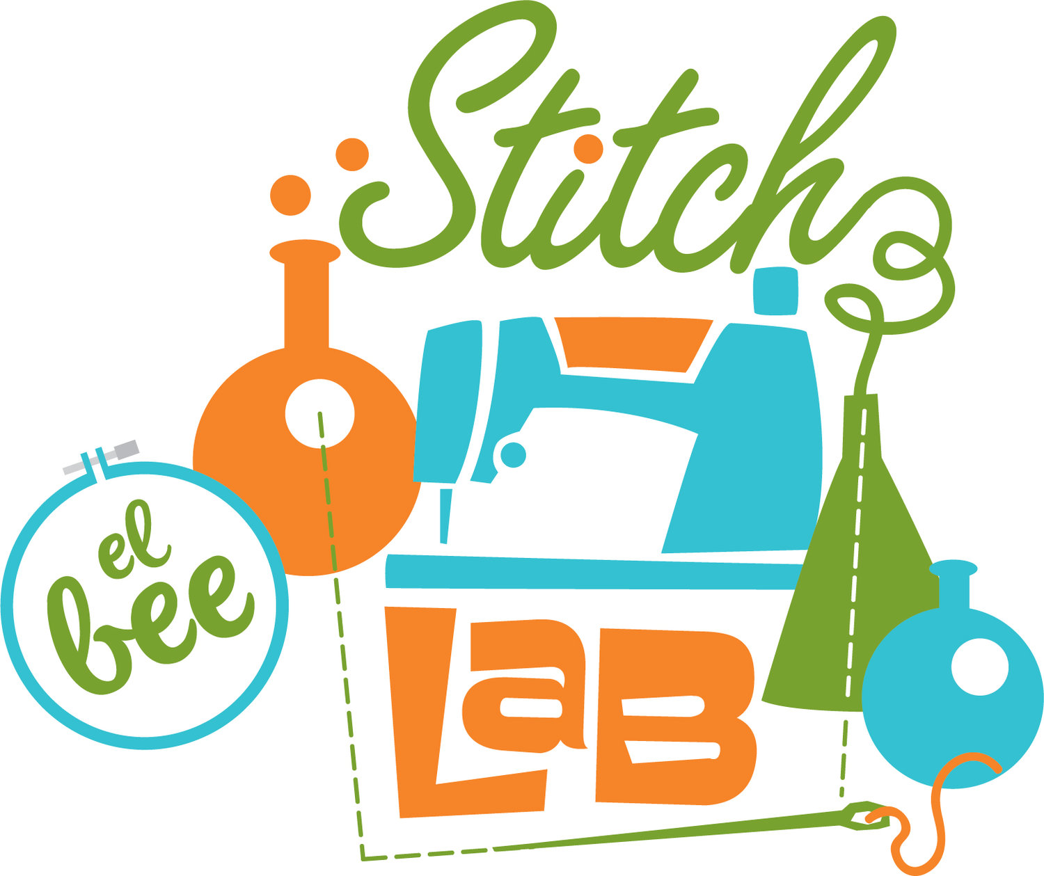 El Bee Stitch Lab Logo