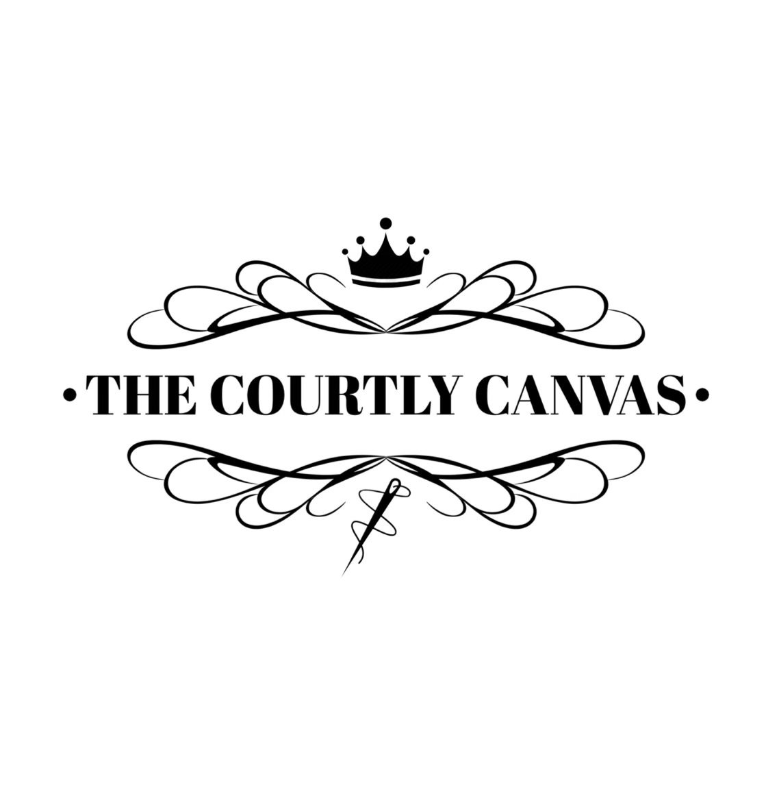 The Courtly Canvas Logo