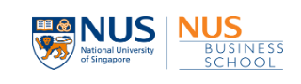 NUS Business School, National University Of Singapore Logo