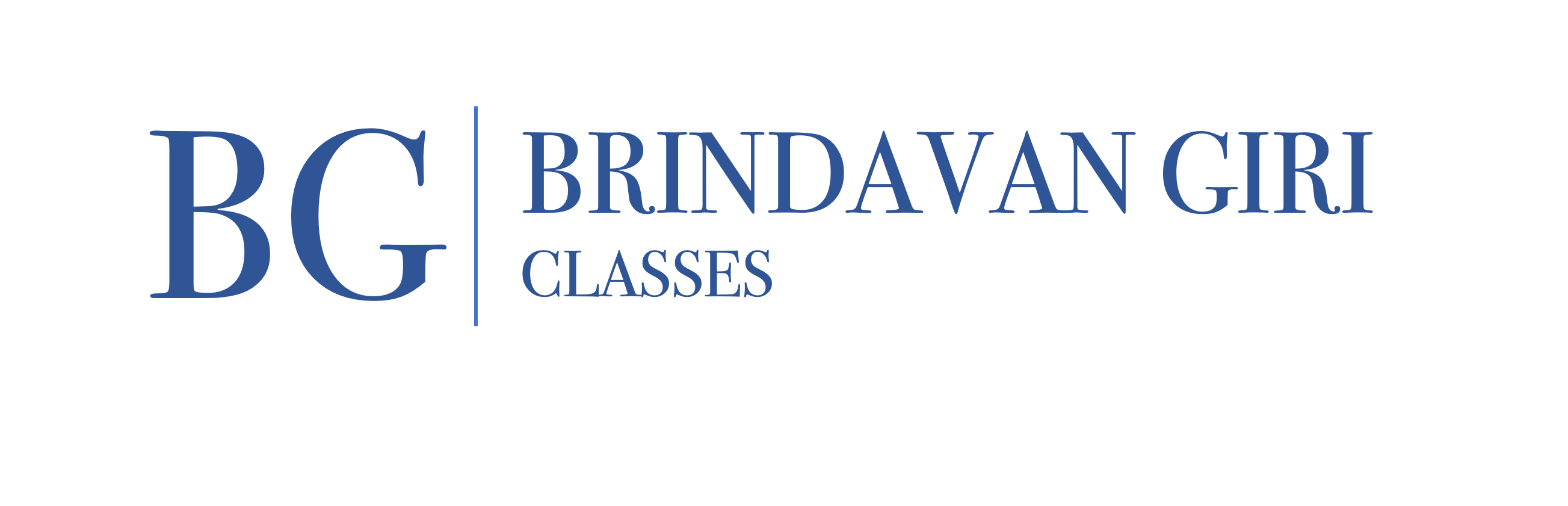 Brindavan Giri Classes Logo