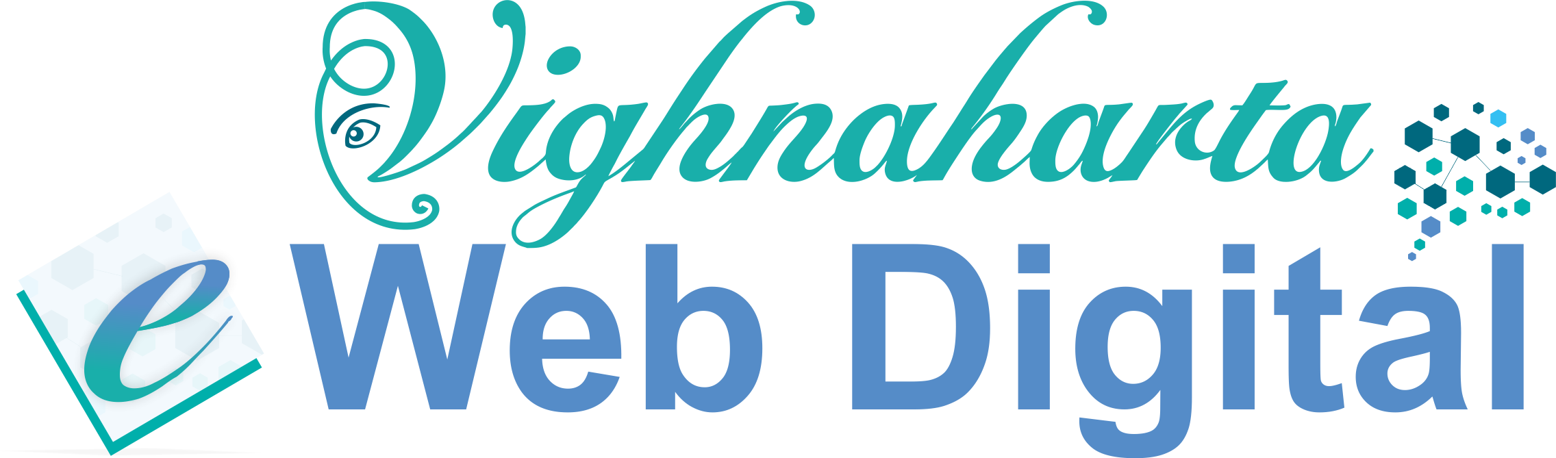 Vighnaharta E Web Digital Logo