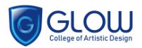 GLOW College of Artistic Design Logo