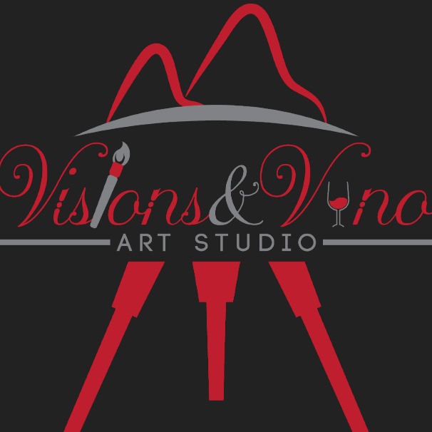 Visions and Vino Logo