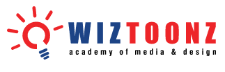 Wiztoonz Academy Of Media & Design Logo