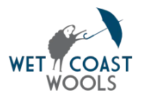 Wet Coast Wools Logo