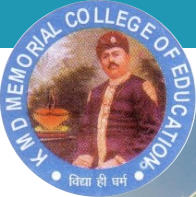 K.M.D Memorial College of Education Logo