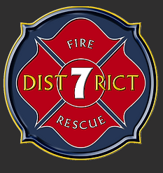 District 7 Fire and Rescue Logo