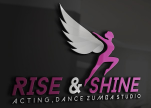 Rise and shine Dance Zumba Aerobics Yoga studio Logo