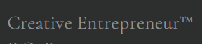 Creative Entrepreneur Logo