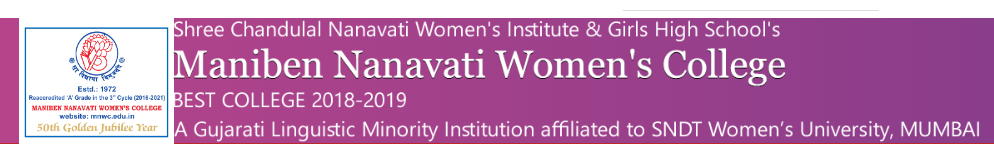 Maniben Nanatvati Women’s College Logo
