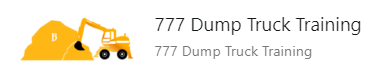 777 Dump Truck Training Logo
