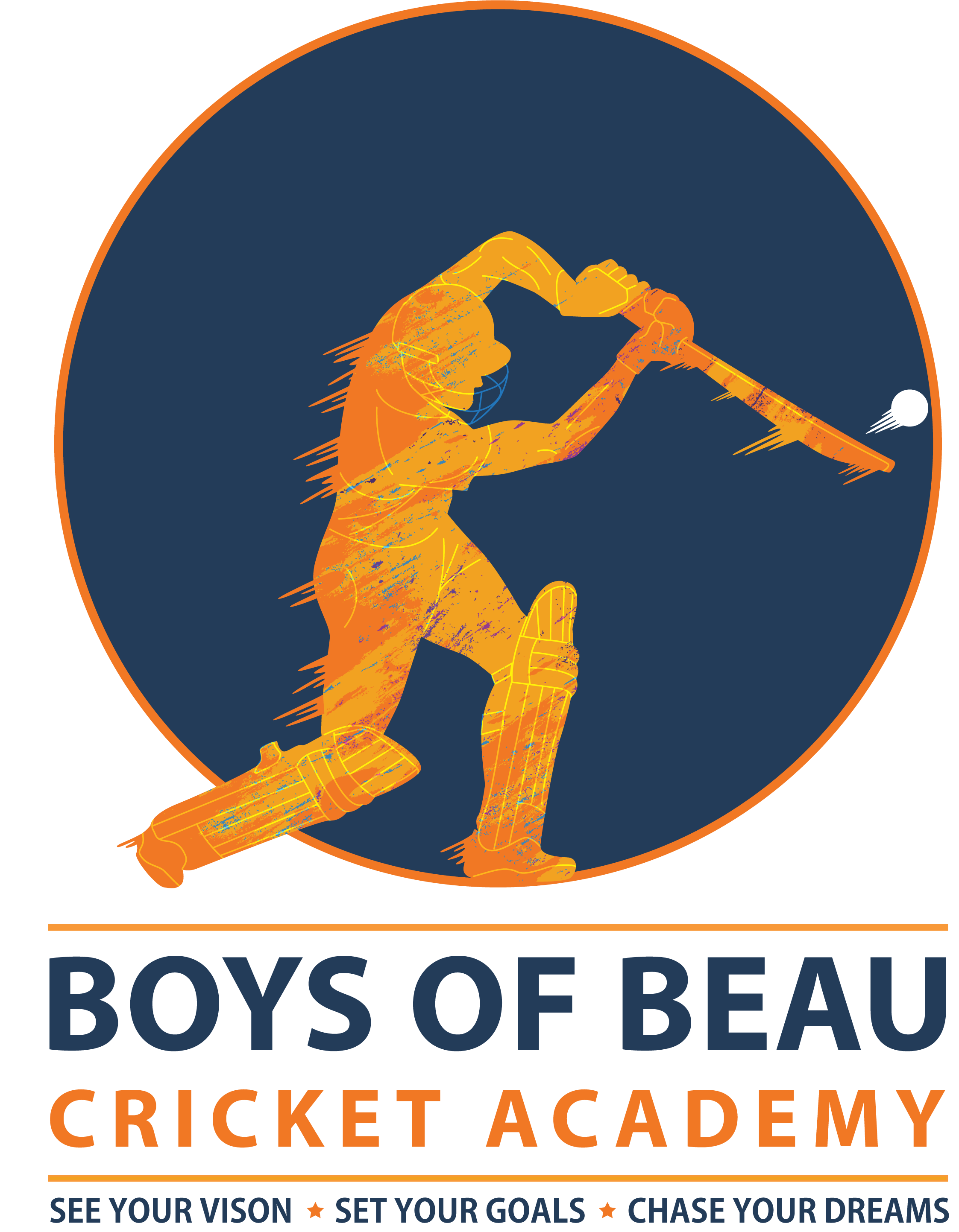Boys of Beau Cricket Academy Logo
