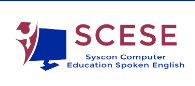 SCESE (Syscon Computer Education & Spoken English) Logo