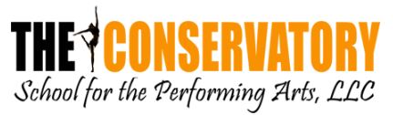 The Conservatory School for the Performing Arts Logo