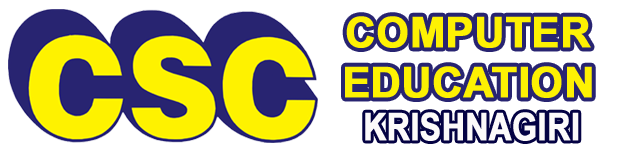 CSC Computer Education Krishnagiri Logo