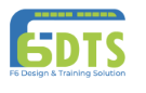 F6 Design & Training Solution Logo