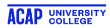 ACAP University College Logo