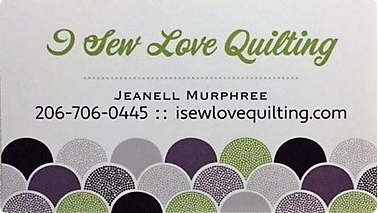 I Sew Love Quilting llc Logo