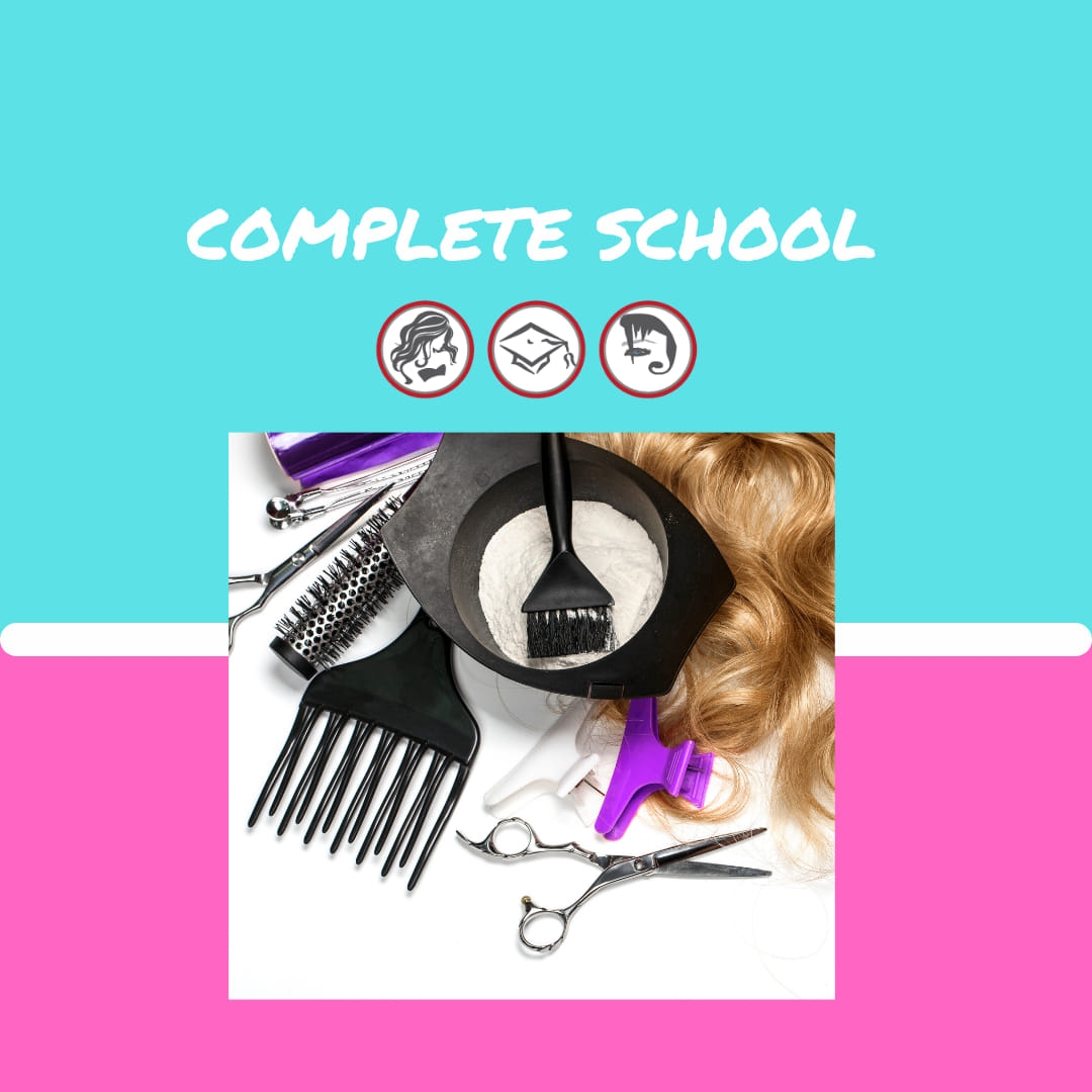 Complete School of Hairdressing Logo