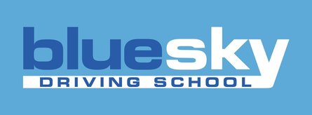 Blue Sky Driving School Logo