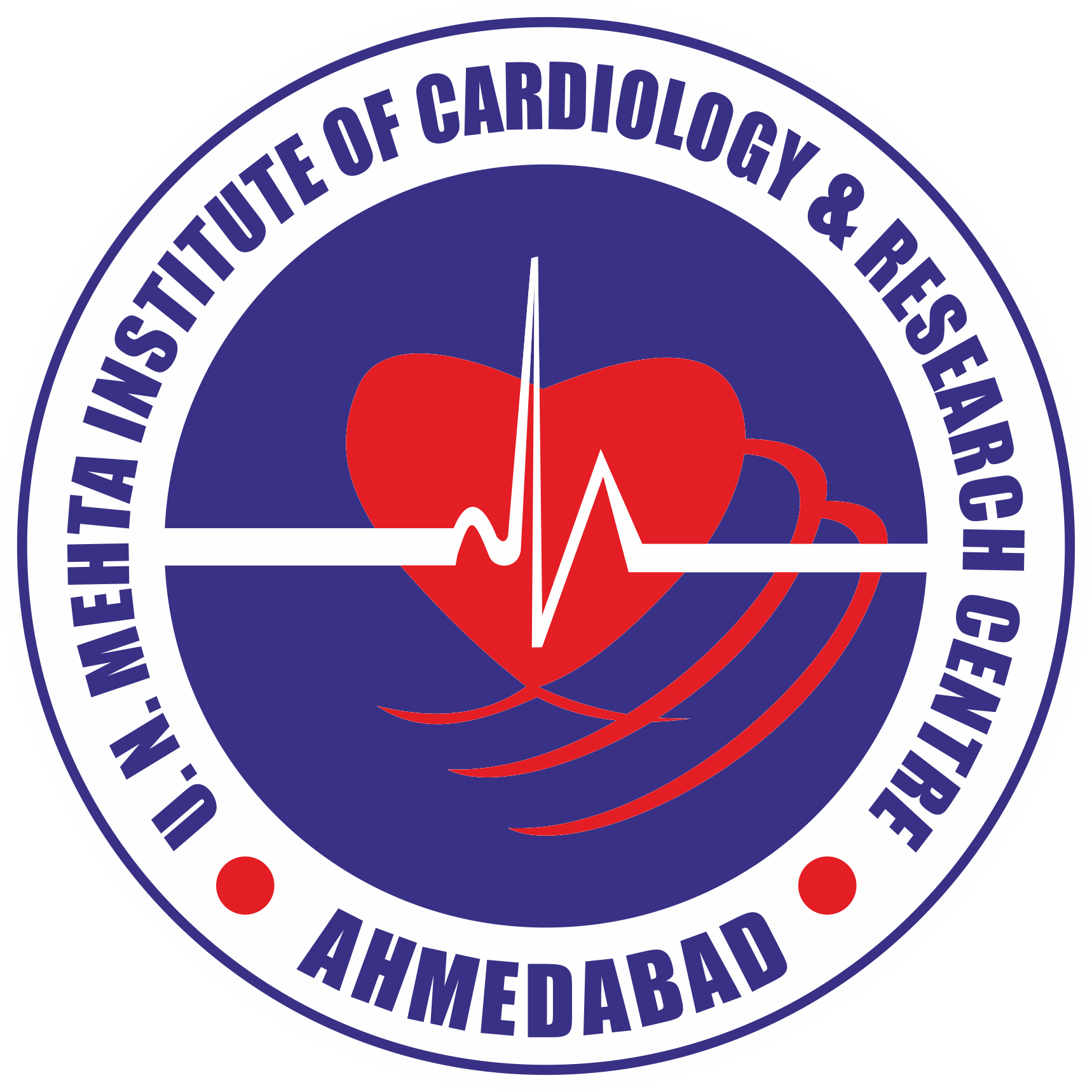 U.N. Mehta Institute of Cardiology & Research Centre Logo