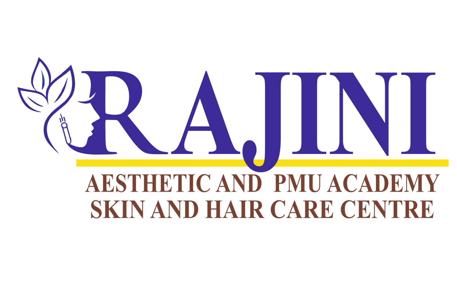 Rajini Asthetic & PMU Academy Logo