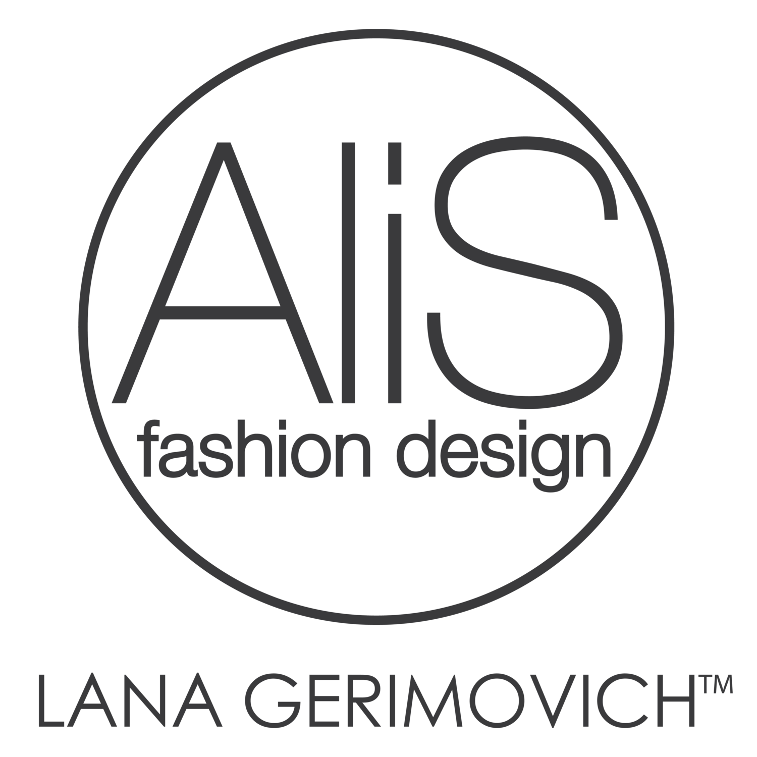 Alis Fashion Design Logo