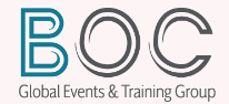 BOC Global Events and Training Group Logo