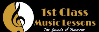 1st Class Music Lessons Logo